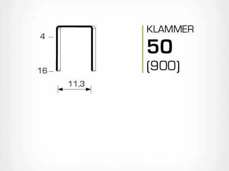 Klammer 50 haubold 900