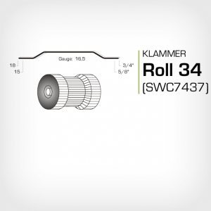 Klammer Roll 34 och swc7437