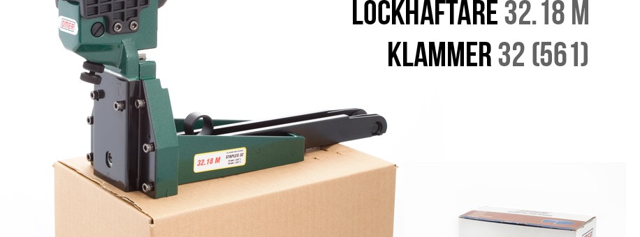 Lockhäftare 32.18 M klammer 561 kartonghäftare