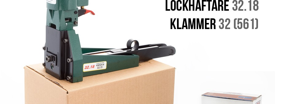 Lockhäftare 32.18 pneumatisk klammer 561 kartonghäftare