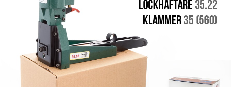 Lockhäftare 35.22 pneumatisk lammer 560 kartonghäftare